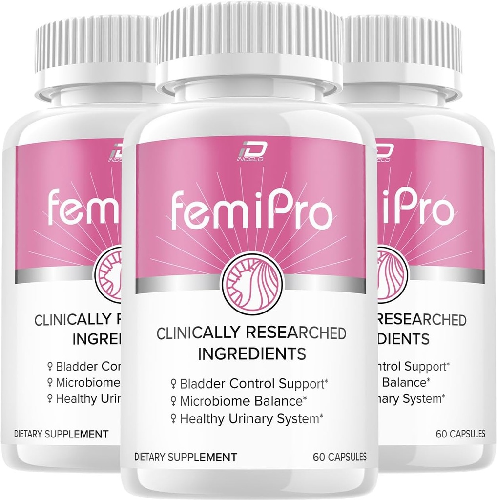FemiPro supplement - Probiotic Femi Pro Pillen, FemiPro 24-uurs ondersteuning Microbiotic Urinary Control Health, Femie Pro Reviews (3 Pack - 180 Capsules)