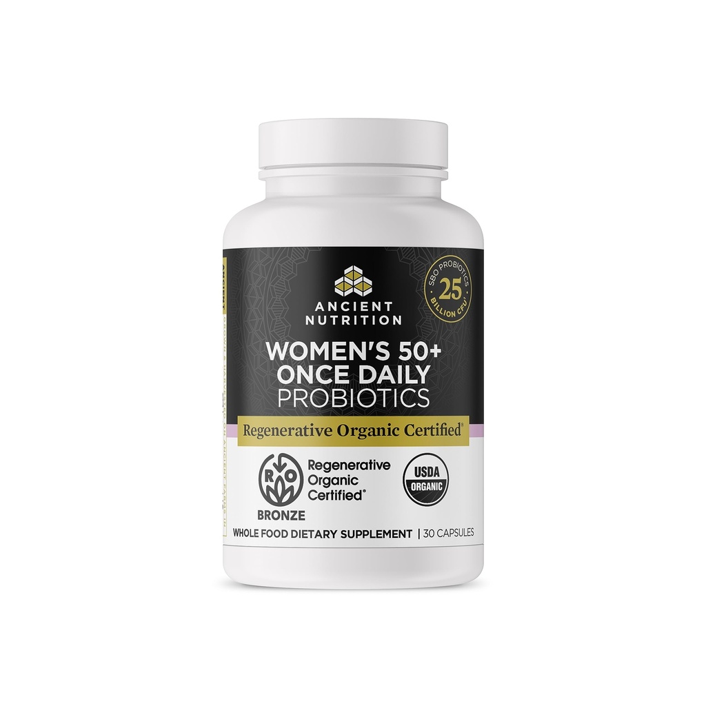 Oude voeding Regenerative Organic Certified Probiotics for Women 50+, Probiotics Women