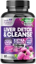 Voorzichtige Lever Reiniging Detox & Reparatie Formule - Geavanceerde Lever Ondersteuning Supplement met Silymarin melk distel, Dandelion Root, Artichoke Extract, Kurkuma, Choline, & Beetwortel - 60 Veggie Capsules