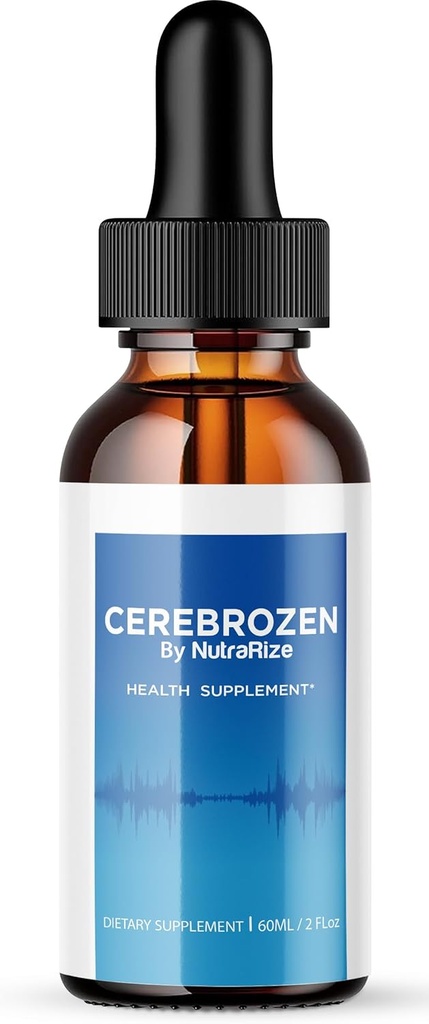 NutraRize Cerebrozen Drops - Advanced Formula for Ear Health, Natural Support to Improve Hearing, Cerebrozen 24 Dietary Supplement, Reviews (30 Servings)