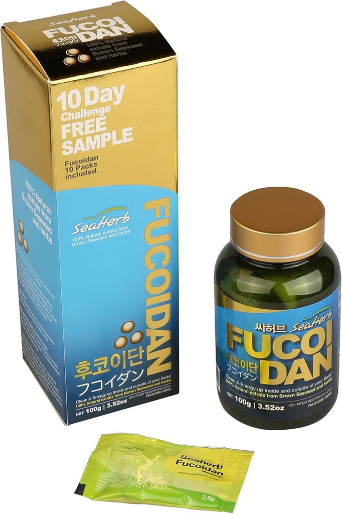 [Type de borne] Extrait d'algues brunes 100% naturelles Fucoidan USFDA Passé (code ID 2030950) (125g)