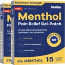 Sumifun Gemedicineerde koude hete patches - 30 Tel 5% Menthol Extra sterkte pijn verlichting Patches Krachtige gerichte verlichting voor eenvoudige rugpijn, gewrichtspijn, Stiff Nek, Spierpijn