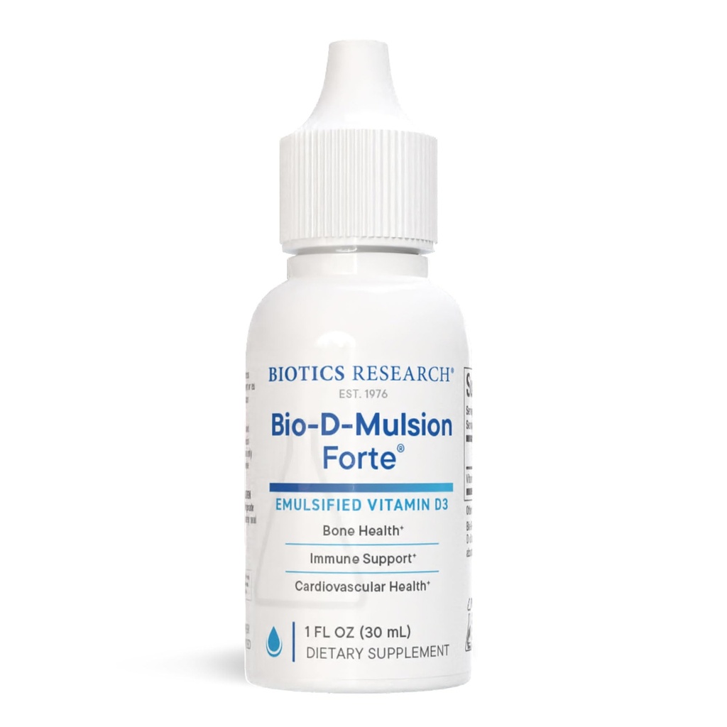 Biotics Research Bio-D-Mulsion Forte Liquid Vitamin D Drops 4000 IU 