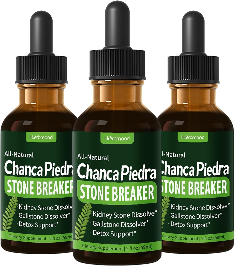 Stone Breaker Chanca Piedra Drops for Kidney Stones & Gallstone Dissolver, Horsetail Extract Kidney Cleanse Detox & Repair, Gotas de Cola de Caballo y ChancaPiedra para Los Riñones. 6 oz