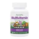 Natures Plus Dierenparade Kinderen kauwbare multivitamine - druivensmaak - 90 dierlijke tabletten - bevordert gezondheid en welzijn - vegetarisch, glutenvrij - 45 porties