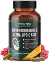 Geraffineerde Root Dihydroberine 300 mg met Alpha Lipoïne Acid 600 mg supplement - Extra sterkte Berberine Supplement met Alpha-Lipoïne Acid (ALA) - Geavanceerde Dihydroberine voor optimale gezondheid