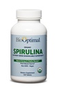 BioOptimal Organic Spirulina Tablets - Organic, Non-GMO, No Additives or Fillers - 500mg Premium Quality Dietary Supplement with Vitamins, Minerals, & Antioxidants (120 Tablets)