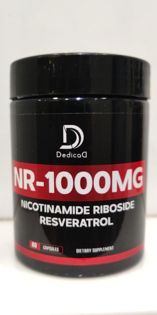 NAD-supplement met Nicotinamide Riboside en Trans Resveratrol - NR voor mannen en vrouwen - 80 capsules