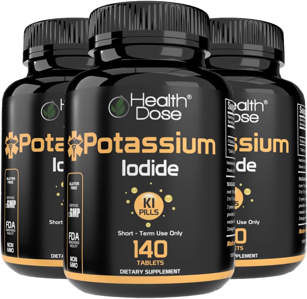 Health Dose Kalium + Jodide (KI) Tabletten 