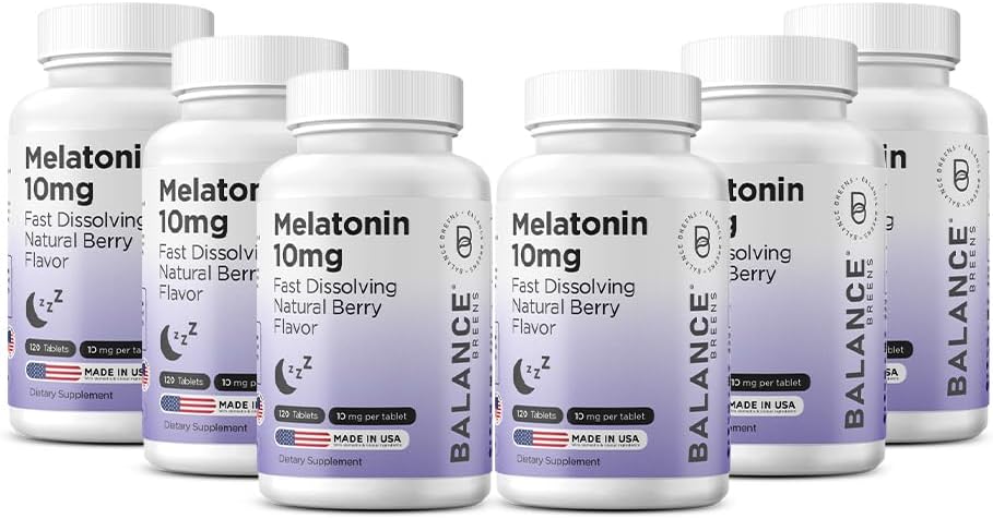 Balancebreens Melatonine 10mg Fast-Dissolve, 120 Tablets 