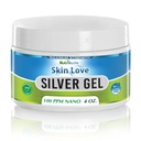 Nutrinoche Nano Silver Gel - Advanced Collective Silver Skin Cream - Wound Care & EHBO Gel Verzachtende Topische Zalf voor Burns, Razor Burn en Sunburn Irritations - Ongeparfumeerde 4 Oz Jar
