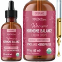 Hormone Balance Liquid Drops met Black Cohosh, Stinging Nettle, Red Raspberry Leaf, Chasteberry & More 