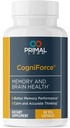 Primal Health CogniForce - Geheugen & Hersengezondheid - Acetyl L-Carnitine Formule - Betere cognitieve prestaties - Helderheid + Focus + Betere herinnering + Kalm denken - Dieetsupplement - 60 capsules