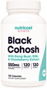 Nutricost Black Cohosh voor vrouwen 660mg, 120 Capsules - met Don Quai, DIM, en Chaste Berry, Veggie Caps, Non-GMO, Glutenvrij