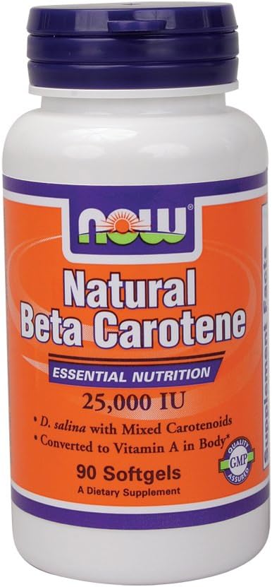 Nu Foods Beta Caroteen (Natural) - 90 Softgels 6 Pack
