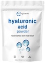 Micro-ingrédients Poudre de sérum d'acide hyaluronique, 100 grammes de poids moléculaire faible, Cosmétiques Grade de l'hydratation de la peau et des suppléments de soutien de l'humidité