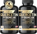 Quercetine met bromelaïne, Stinging Nettle Supplement, Zink Vitamine C Vitamine D 