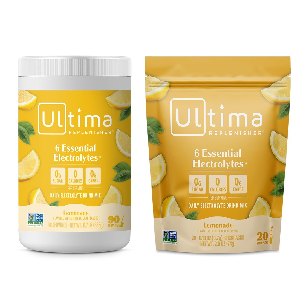 Ultima Replenisher Electrolyte Powder Drink Mix Bundle 