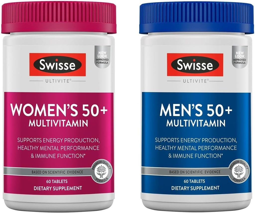 Swisse Daily Multivitamine voor mannen & vrouwen 50 en meer Combo