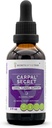 Secrets de la tribu - Carpal Secret, support du tunnel carpien, mélange de suppléments à base de plantes gouttes d'extrait liquide sans alcool (2 fl oz)