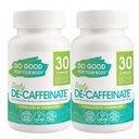 Dagelijkse De-Caffeinate, Rutaecarpine, Natural Acting Non-Addictive Deep Slaaphulp voor koffie, Cafeïneliefhebbers, Ontspannen en ontspannen, 30 capsules