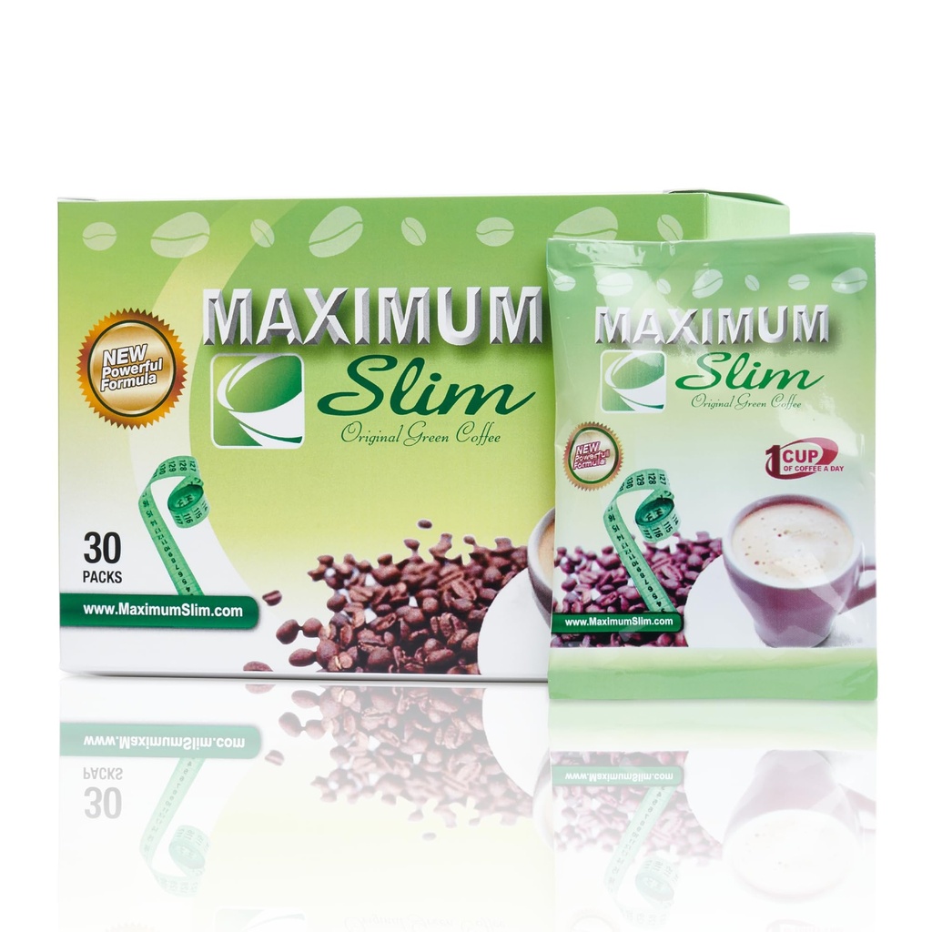 Maximale Slim Original Green Coffee  Romig en heerlijk voor maximale tevredenheid. Geen rommelige bijwerkingen-made in de USA-30 Ct