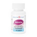 GeriCare Prenatale Multivitamine door HealthStar voor gezonde moeder en baby - Folaat + Vitamine C + Vitamine D + IJzer + Calcium + B12-100 Tabletten