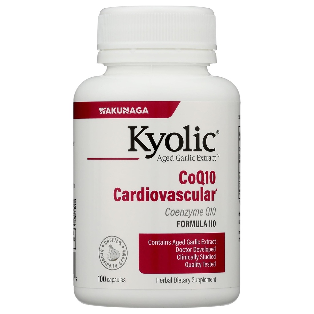 Kyolic Aged Knoflook Extract Formule 110, CoQ10 Cardiovasculair