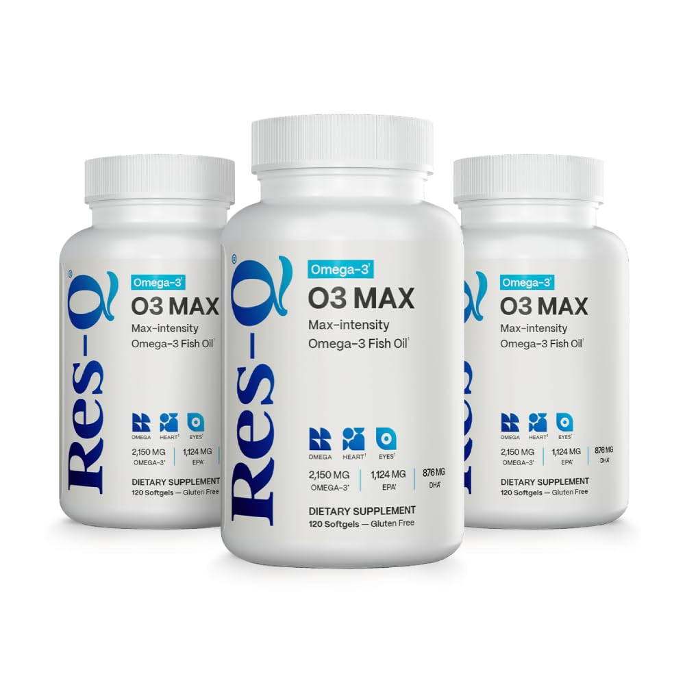 Rés-Q O3 MAX Oméga-3 Capsules (3 pk)