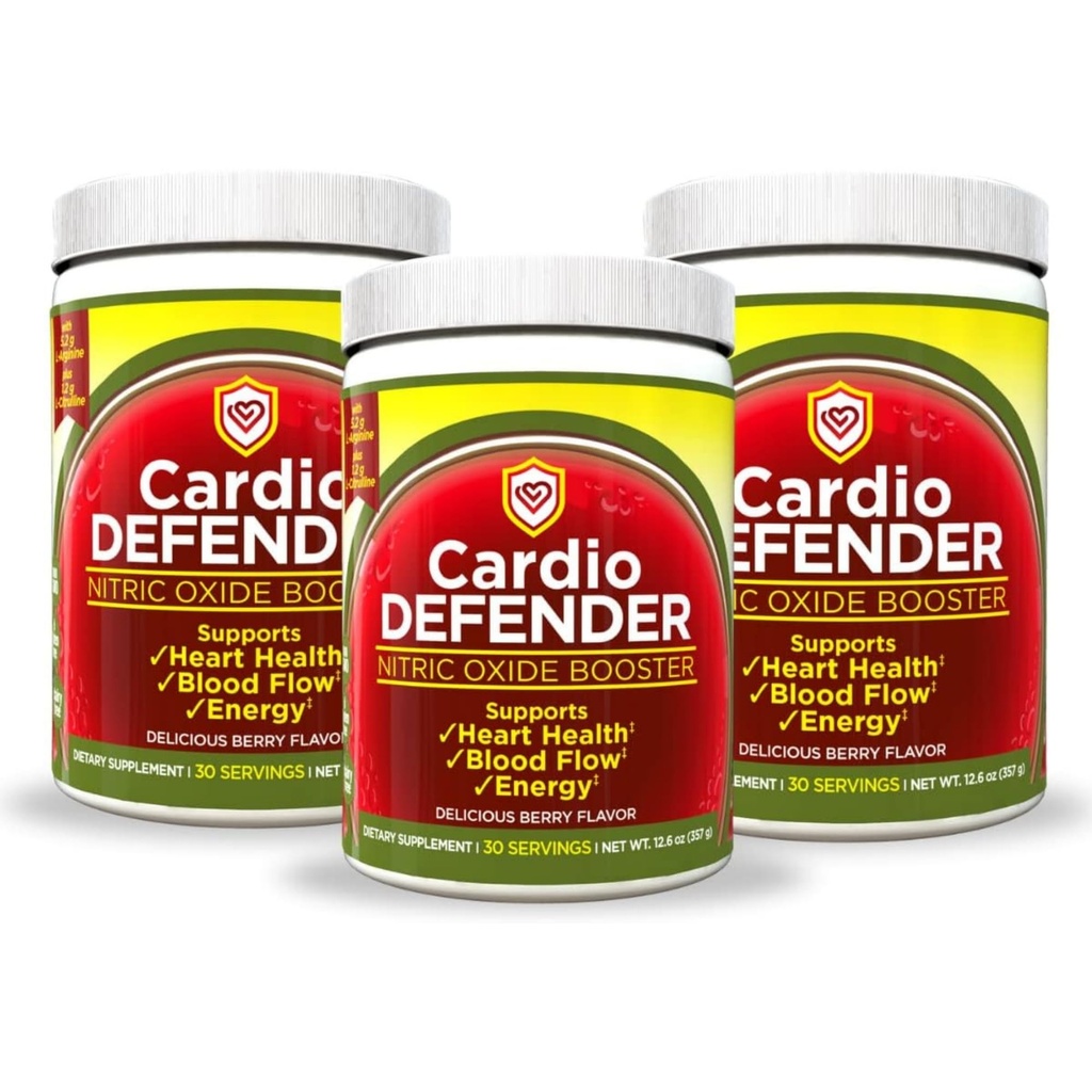 3 Pack, Nitric Oxide Booster Powder 