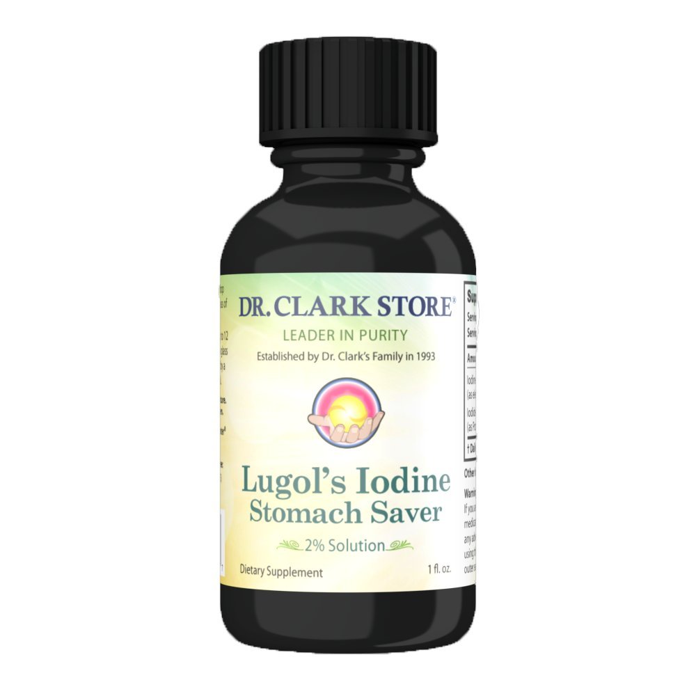 Maag Saver van Dr. Clark Store, Bevat Lugol