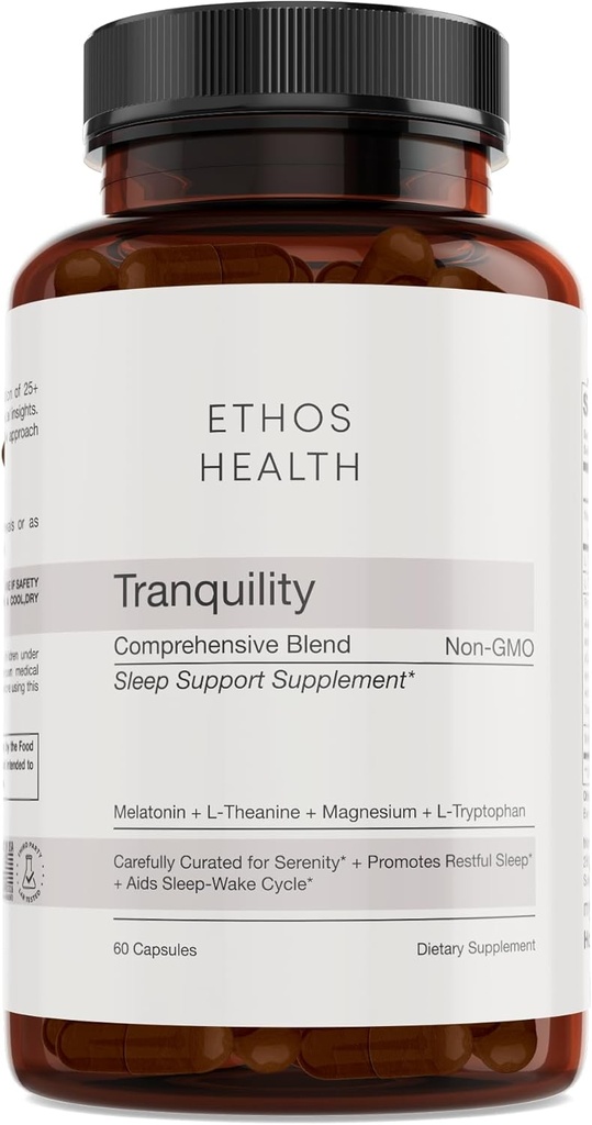 Dr. Scott's Natural Sleep Remedie, Doctor-Formulated Natural Sleep Aid, Melatonine voor volwassenen, Slaaphulp voor diepere en betere slaap, Niet-Habit vormen slaappillen, 60 Vegan Capsules
