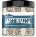 Eléments d'origine terrienne Marshmallow Root 200 Capsules, pures et non diluées, sans additifs