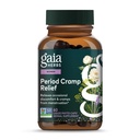 Gaia Herbs Cramp Relief - Supplément à base de plantes pour l'équilibre hormonal et le soulagement de la crampe par période - Fabriqué avec racine de réglisse biologique, racine de pivoine blanche, curcuma et plus - 60 capsules végétaliennes (60 portions)