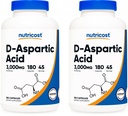 Nutricost D-Aspartic Acid Capsules (180 capsules) (2 flessen)