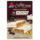 Atkins Coffee House Collection Vanilla Latte Bar, 16g Proteïne, 2g Suiker, 4g Net Carbs, 13g Vezel, 12 Tellen