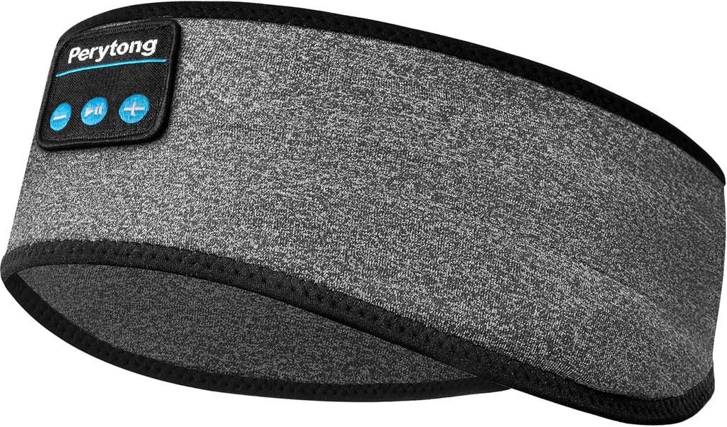 Perytong Bluetooth Slaapkoptelefoons Hoofdband met HD-luidsprekers - Noise Cancelling, voor Side Sleepers, Workout, Jogging, Yoga