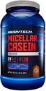 BODYTECH poudre de protéines de caséine Micellar, libération lente pour la récupération des muscles de nuit - 24 grammes de protéines par portion - chocolat riche (2 livres)