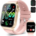 Smart Watch for Men Women(Answer/Make Calls), 1.85" HD Smartwatch, Fitness Watch met 112 Sportmodi, Heart Rate Sleep Monitor/Stap Counter, IP68 Waterproof Fitness Tracker voor Android, Deep Pink
