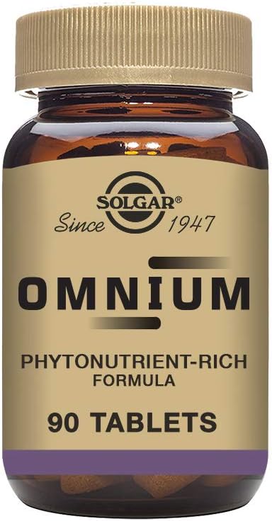Solgar Omnium - 90 tabletten - Phytonutrient Complex + Multiple Vitamin & Mineral Formula - Non-GMO, Veganistisch, Glutenvrij - 45 porties