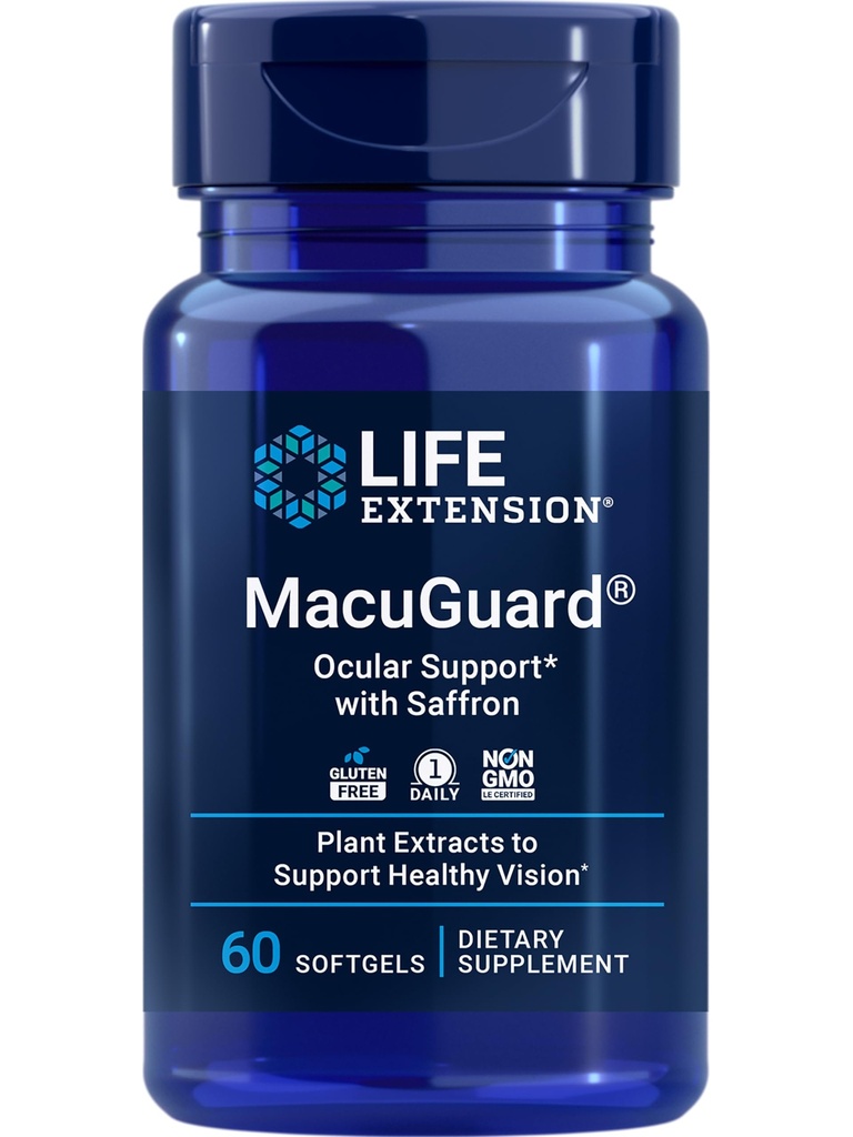 Life Extension MacuGuard Ocular Ondersteuning met Saffron 