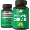 PrimaVie purified Shilajit Capsules en poudre pure Shilajit. Supplément naturel testé cliniquement avec 40 minéraux traces, acide fulvic. Comprimés Soutien Mitochondria + Fonction cérébrale