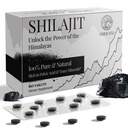 30.000 MG shilajit tabletten, 100% shilajit pure, Himalaya biologische, shilajit voor mannen en vrouwen rijk aan fulvinezuur & 85+ Trace Minerals, Shilajit Supplement for Energy & Immune System, 60 Tel.