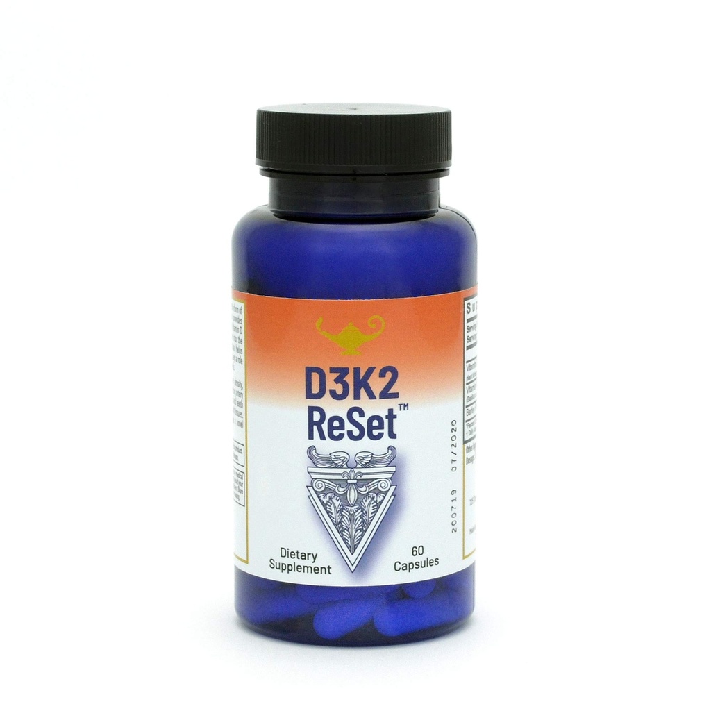 RnA ReSet D3K2 Reset 4.000 IE Vitamine D3 & 100 mcg K2 Supplement (60 capsules)
