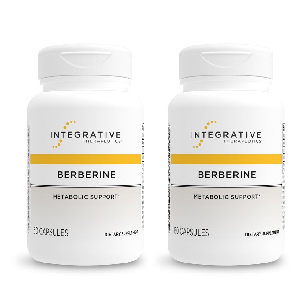Integrative Therapeutics Berberine - Supplement for Cellular Energy Metabolisme & Metabolic Support* - Dairy-Free & Gluten-Free - 120 Capsules (120 porties)