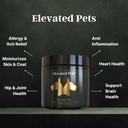 Ultra-gezonde Omega 3 Visolie Treats w/MSM, Glucosamine, Chondroitin, EPA/DHA voor honden: Verhoogde Huisdieren Visolie, Kurkuma & Gezamenlijke Supplement + Allergie Kauwen - Ultimate Honden Vitamine Supplement