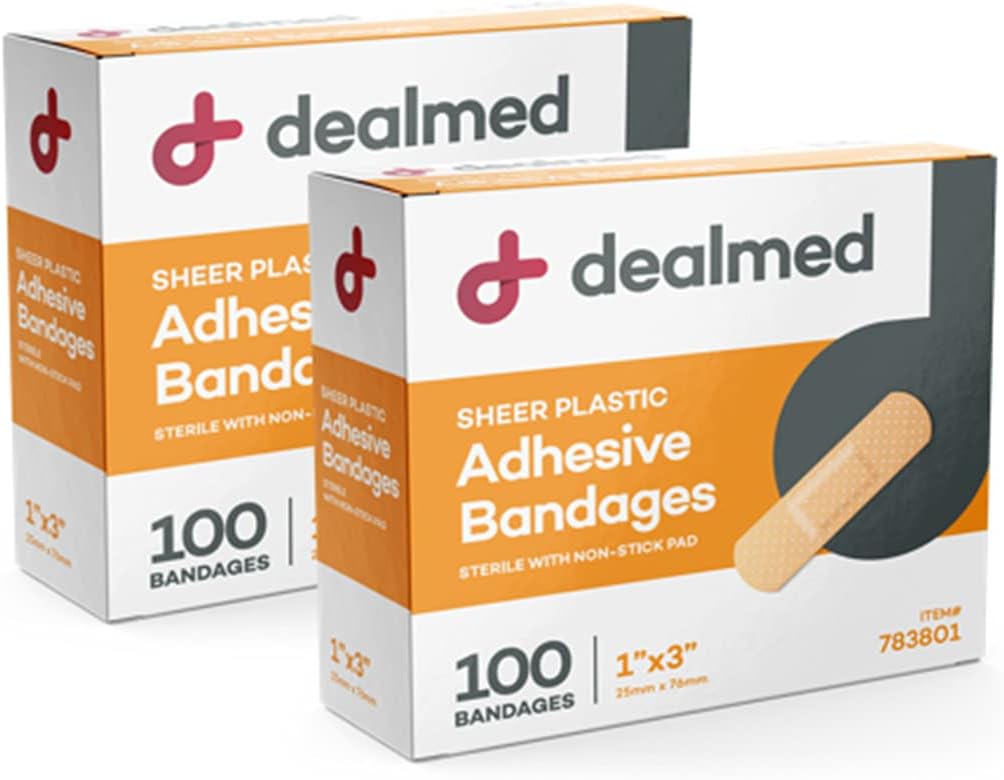 Dealmed Sheer Plastic Flexibele hechting Bandages 