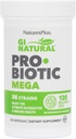 NaturesPlus GI Natural Probiotic Mega - 30 Capsules, Pack of 2 - Digestief & Immune Health - Glutenvrij - 60 Totaal porties