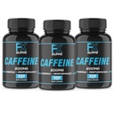 FXSUPPS Cafeïne 200mg Pillen (3-pack, 600 capsules) 