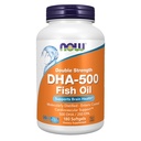 NOW Foods Supplementen, DHA-500 met 250 EPA, Molecuully Distilled, Ondersteunt Brain Health*, 180 Softgels
